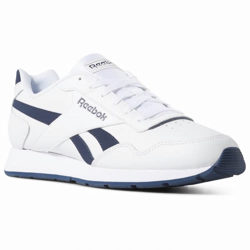 Reebok Royal Glide Tenisky Panske - Biele/Námornícka Modrá ZV3098ZX